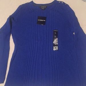 Blue Liz Claiborne sweater